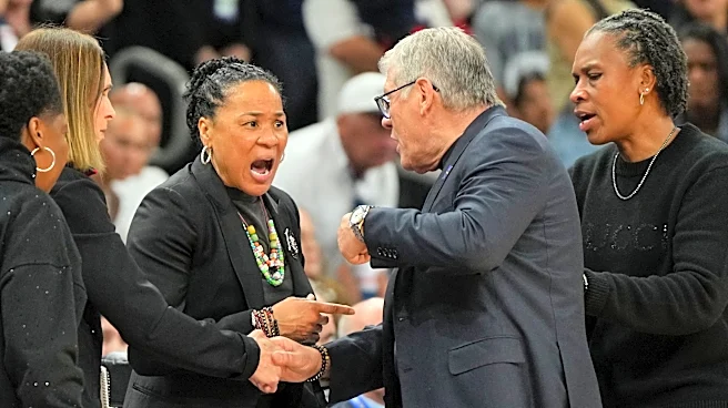 Auriemma and Staley clash in tense postgame exchange after South Carolina beats UConn in Final Four