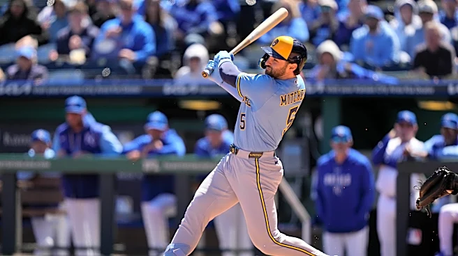 Mitchell provides all the Brewers offense in 5-2 win over Royals to open their split doubleheader