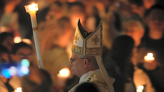 Pope Leo XIV celebrates first Easter vigil, calls for harmony and peace in a world torn by war