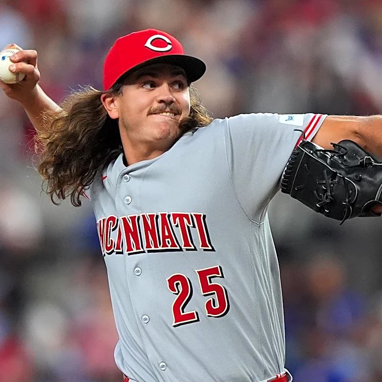 Reds blank Rangers 2-0 as Lowder pitches scoreless innings in first win since 2024
