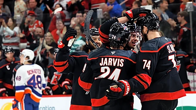 Jarvis scores twice to help the Hurricanes beat the Islanders 4-3