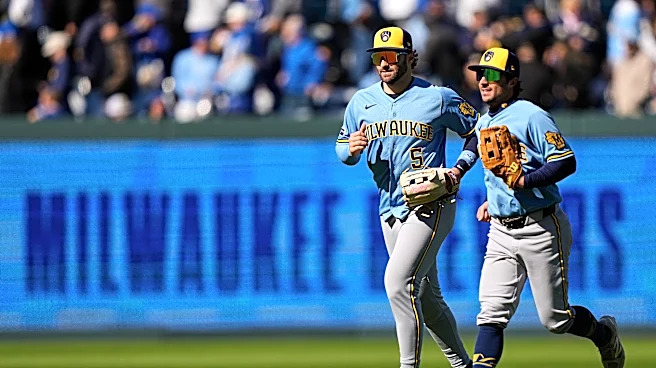 Sal Frelick leaves Brewers' second game against Royals with left side tightness