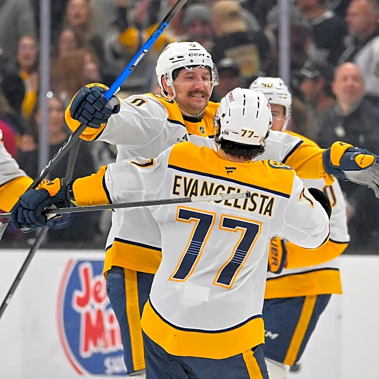 Predators beat the Sharks for the 15th straight time with a 6-3 victory