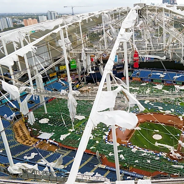 Rays are eager to return to Tropicana Field for the first game since hurricane damaged the roof