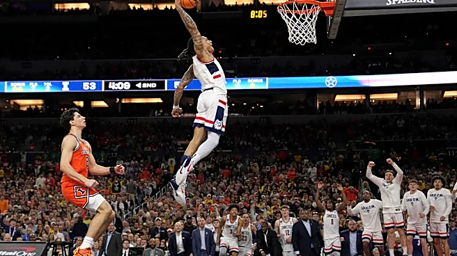 UConn's Solo Ball, Michigan's Yaxel Lendeborg both dealing with injuries heading into title game