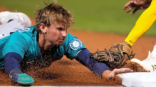 Mariners top prospect Colt Emerson is day to day after fouling a ball off his right foot