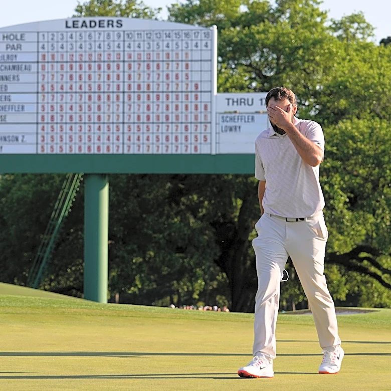 It's a boy! Scottie Scheffler arrives at Masters with 9-day-old son and a game he hopes is ready
