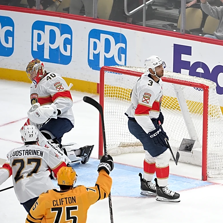 Rakell scores twice, Crosby has a goal and two assists as the Penguins beat the Panthers 5-2
