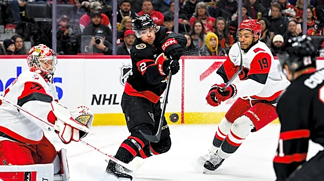 Senators beat the Hurricanes 6-3 to move into the second wild-card spot in the East