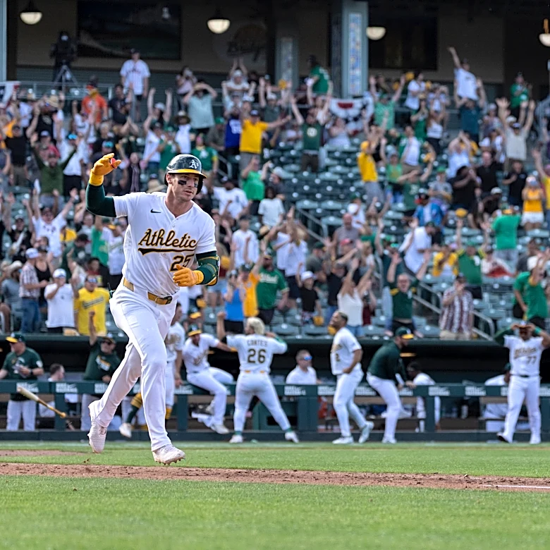 Brent Rooker caps huge game with walk-off homer in 10th to give A's a 12-10 win over Astros