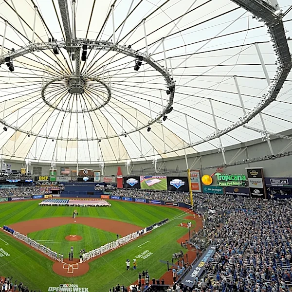 Mullins, Aranda and Caminero homer to lead Rays over Cubs 6-4 in return to Tropicana Field
