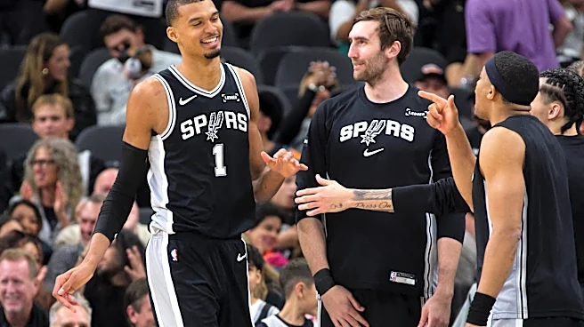 Spurs' Wembanyama leaves game against 76ers in first half with bruised left rib