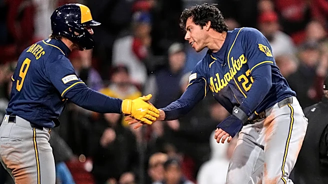 Brewers beat stumbling Red Sox 8-6 behind Mitchell's tiebreaking single and 3 hits from Yelich
