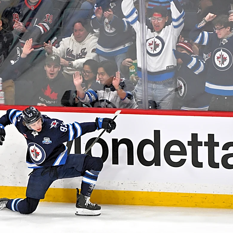 Kyle Connor scores twice and Jets roll past Kraken 6-2