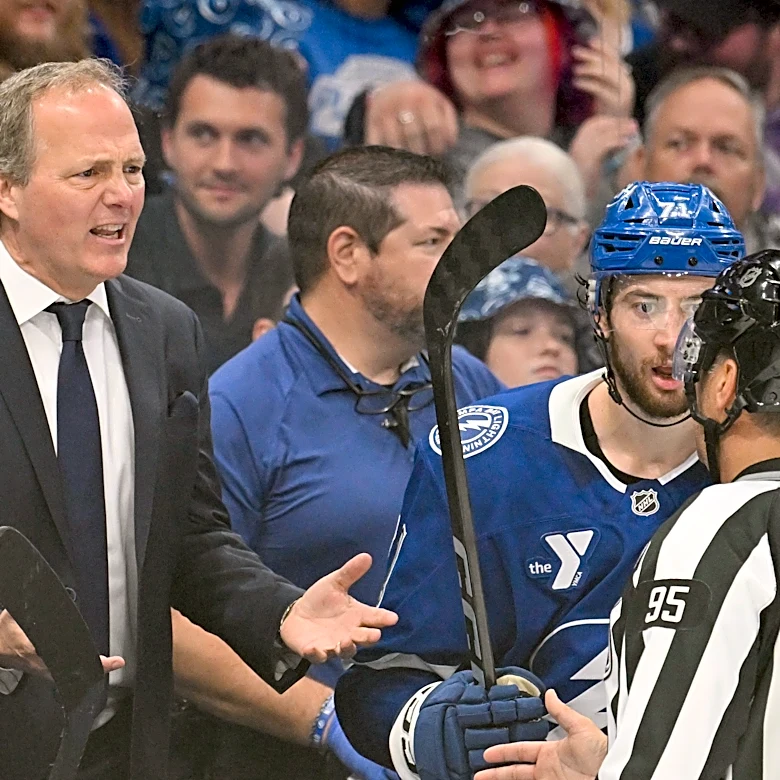 NHL investigating after Lightning forward Holmberg hurt arm crashing into unlatched penalty box door