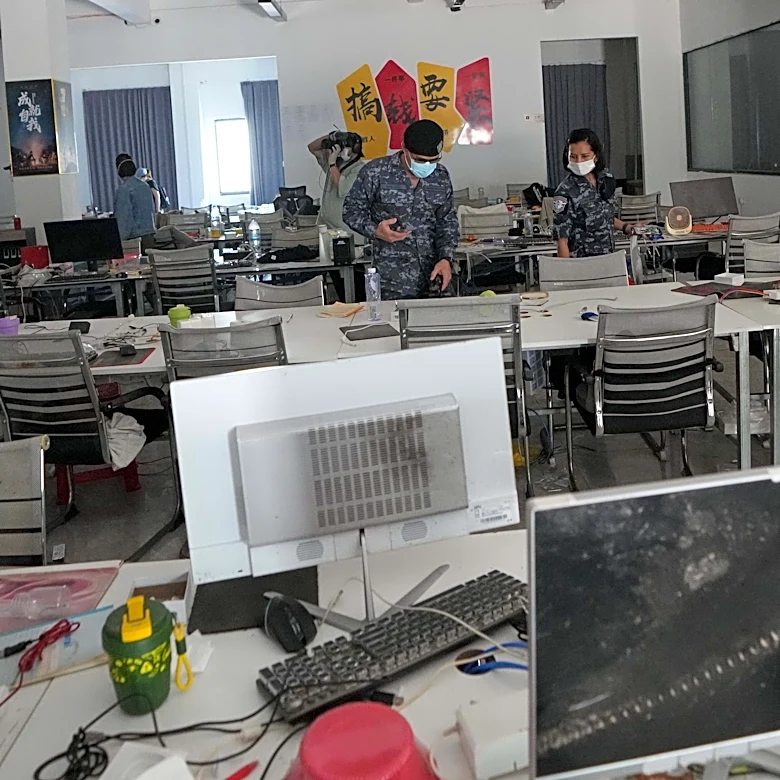 Inside a huge compound on Thailand-Cambodia border where 10,000 workers scammed people globally