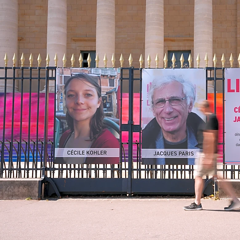 Iran has allowed two French former detainees to leave the country, Macron says