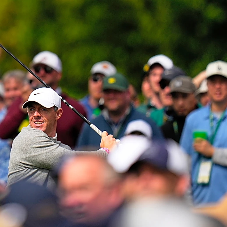 Rory McIlroy is taking a champion's victory lap at Augusta National ahead of his Masters defense
