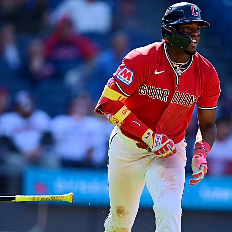 Angel Martinez hits a grand slam as part of a career-best game and Guardians rout Royals 10-2
