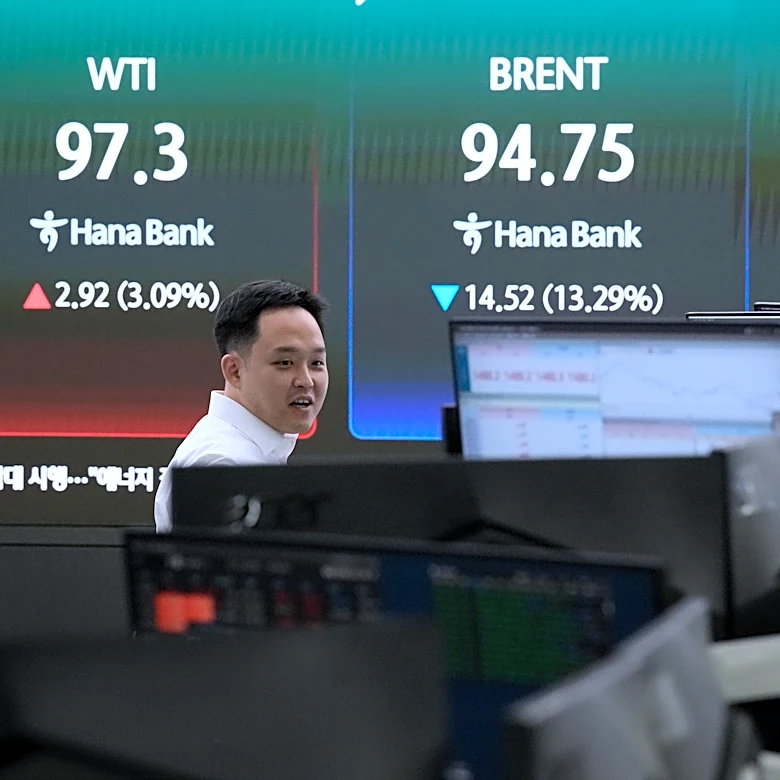 Oil prices rise again and world shares retreat on the fragile Iran ceasefire