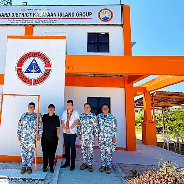 Philippines opens key coast guard base in the disputed South China Sea