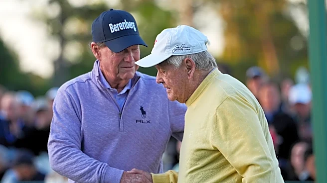 A wild hook and a big leg kick as Jack Nicklaus, Gary Player and Tom Watson open the Masters