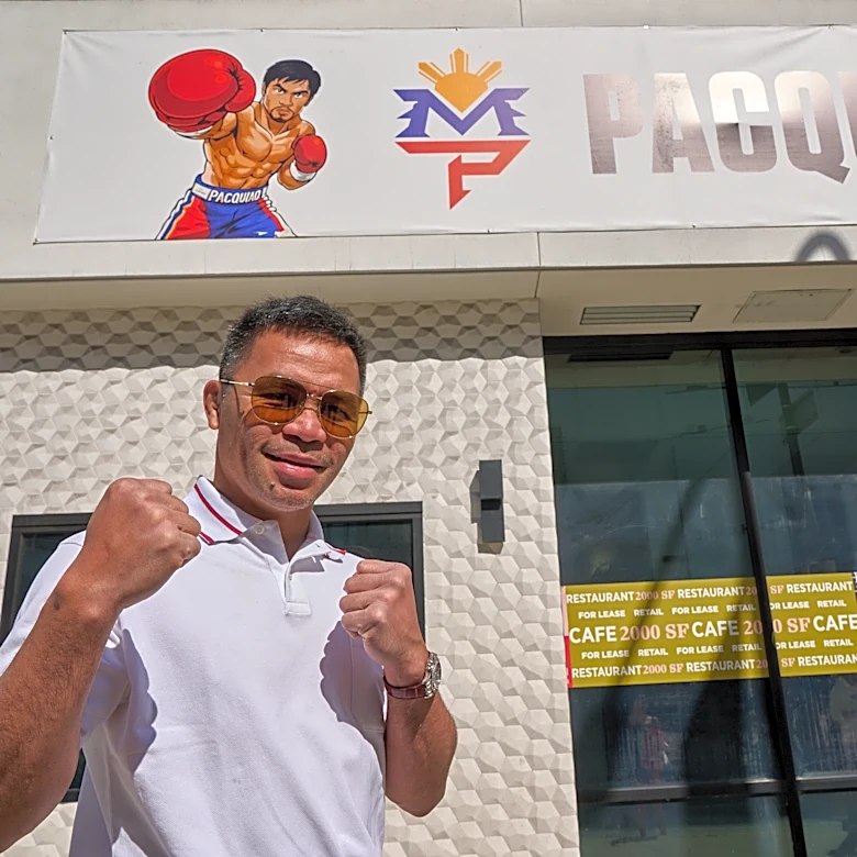 Manny Pacquiao takes over Floyd Mayweather's old gym amid rematch tension between the boxing rivals