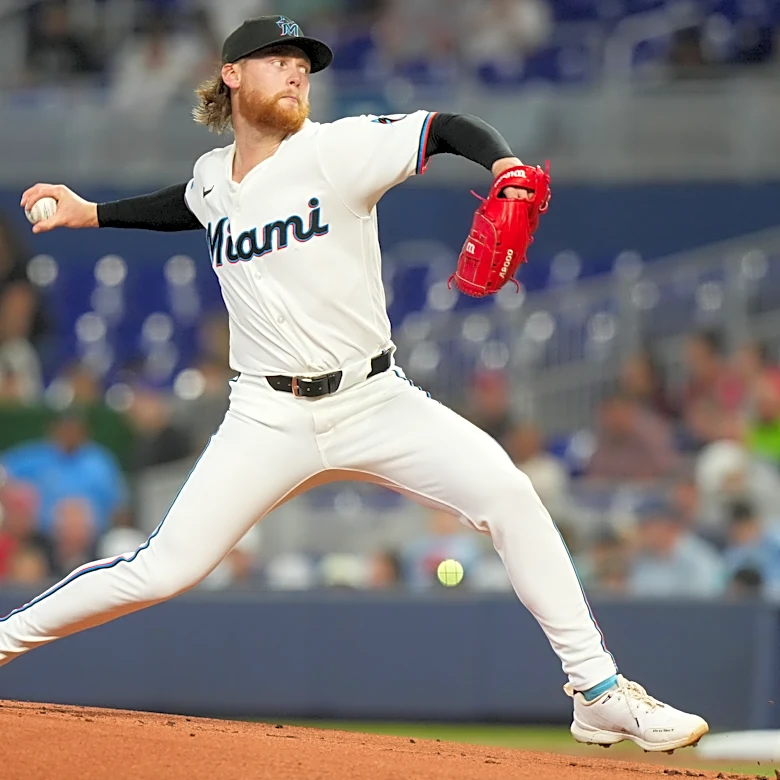 Owen Caissie has 3 hits and 3 RBIs to help Marlins beat Reds 8-1