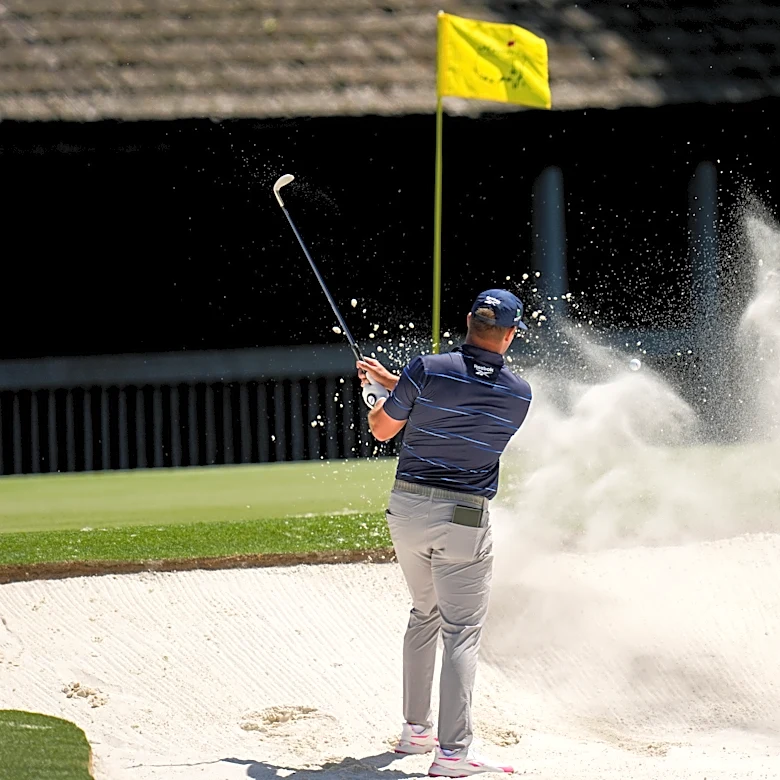 Bunker blowup at Amen Corner sends Bryson DeChambeau to a 76 on the 1st day of the Masters