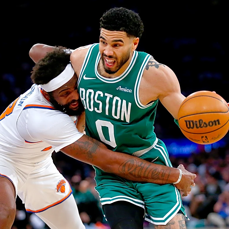 Jayson Tatum makes a strong return to Madison Square Garden, site of his injury in the playoffs