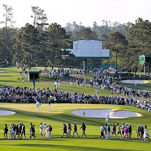 Masters starting times for Saturday's third round