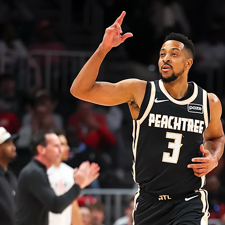 Hawks clinch a playoff spot and Southeast Division behind 29 points from McCollum in rout of Cavs