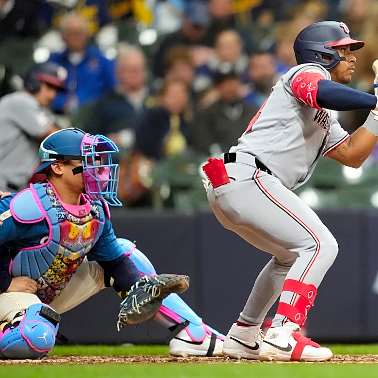 Vivas and Millas drive in runs as Nationals succeed on 3 bunts in 4-run 9th to beat Brewers 7-3
