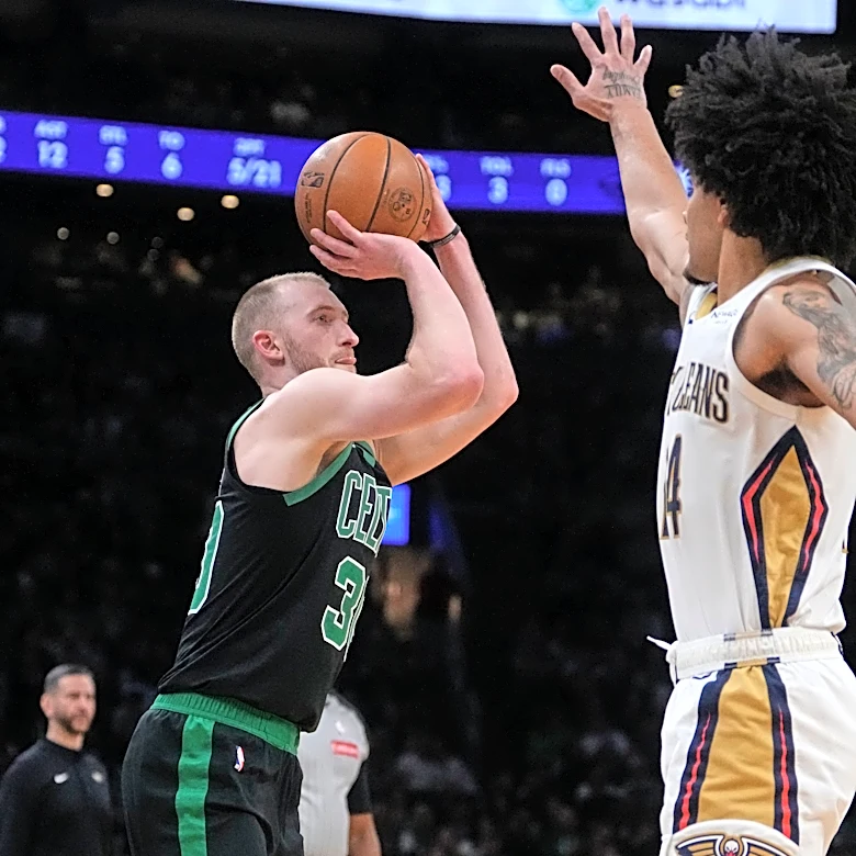Celtics miss breaking NBA 3-point record, but lock up East's No. 2 playoff seed