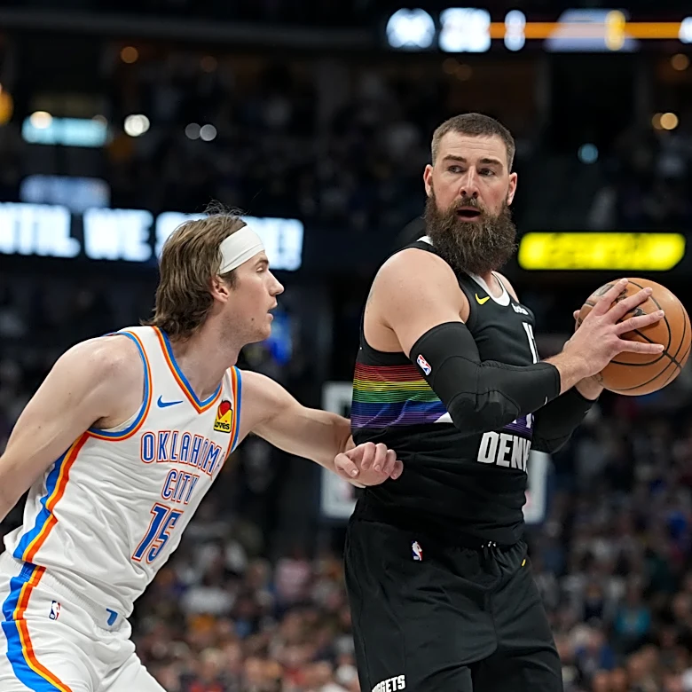 Nuggets win 11th straight, beating Thunder 127-107 in battle of reserves as playoffs approach