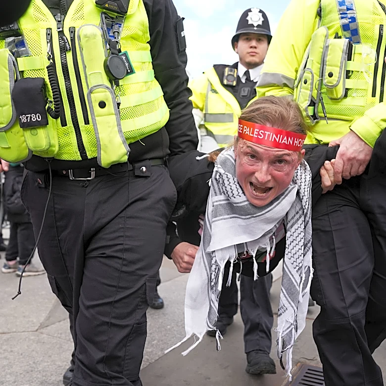 London police arrest more than 200 at protest backing banned group Palestine Action