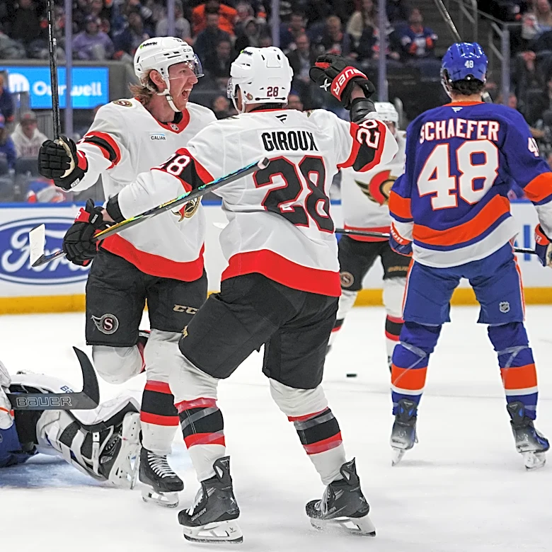 Senators move to the verge of clinching a playoff spot by beating the Islanders 3-0