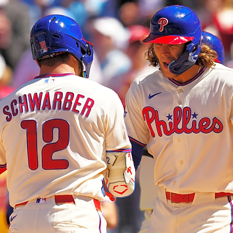Schwarber, Harper homer to lead Phillies over Diamondbacks 4-3 to stop 3-game skid
