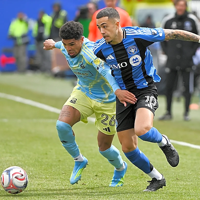 Japhet Sery Larsen, Jesús Bueno help Union beat Montreal 2-1 to end 6-match losing streak