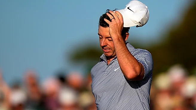 Rory McIlroy stumbles at the Masters and now shares the lead with Cameron Young