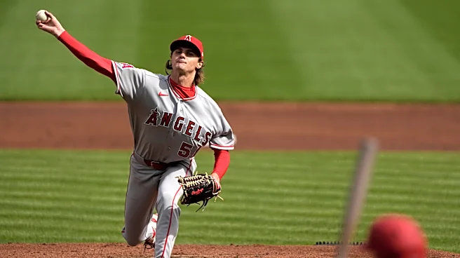 Angels rookie right-hander George Klassen leaves Saturday's start with right finger injury