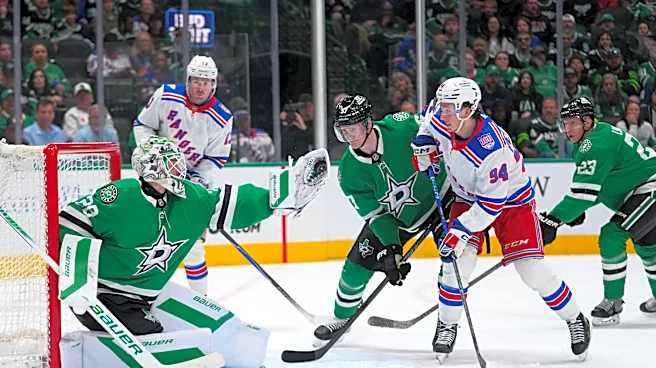 Robertson scores twice, Oettinger earns shutout as Stars beat Rangers 2-0 and clinch 2nd in Central