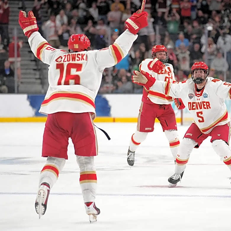 Denver beats Wisconsin 2-1 for its 11th national title, 3rd in 5 years