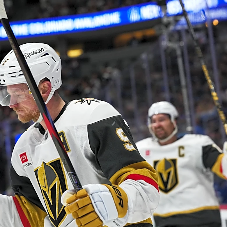 Eichel scores in OT, Knights clinch playoff berth with 3-2 win over Avs