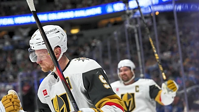 Eichel scores in OT, Knights clinch playoff berth with 3-2 win over Avs