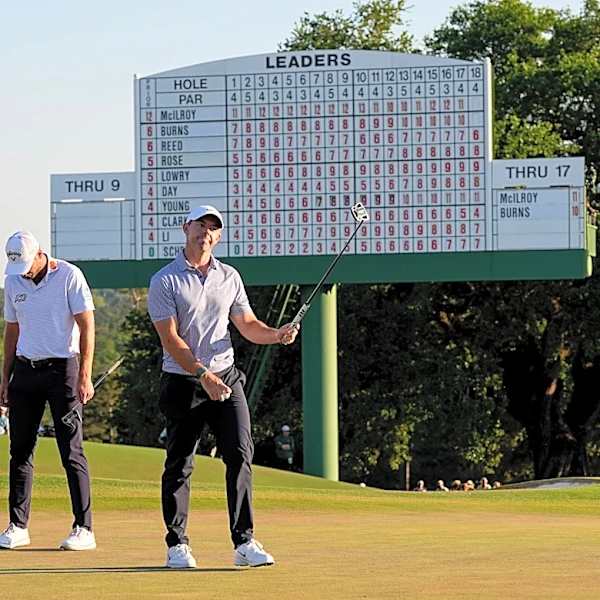 The Latest: Final round of the Masters heats up