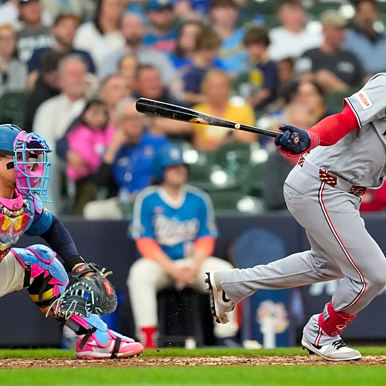 Nationals win 8-6 to complete first sweep of Brewers since 2011