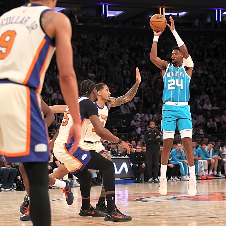Hornets clinch the No. 9 seed and a home game in the East play-in tournament by beating the Knicks
