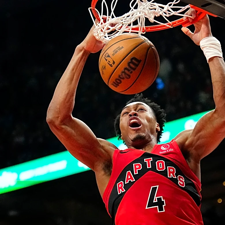 Barnes has third triple-double of season as Raptors rout Nets 136-101 to clinch playoff berth