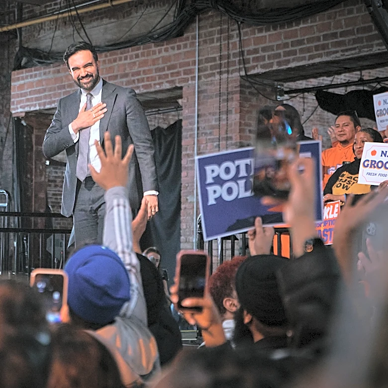 At 100 days rally, Mamdani celebrates and charts a course toward city-run grocery stores